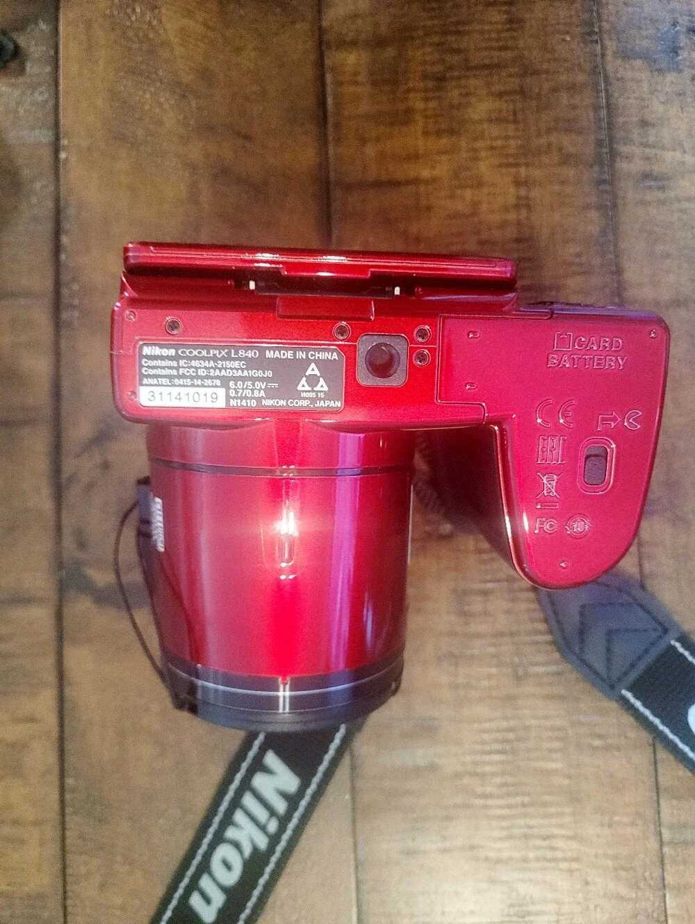 Nikon COOLPIX L840 16MP Digital Camera Red 38x Optical Zoom WiFi Full HD Tested